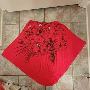 Open Sleeved One shoulder Floral Mini Dress